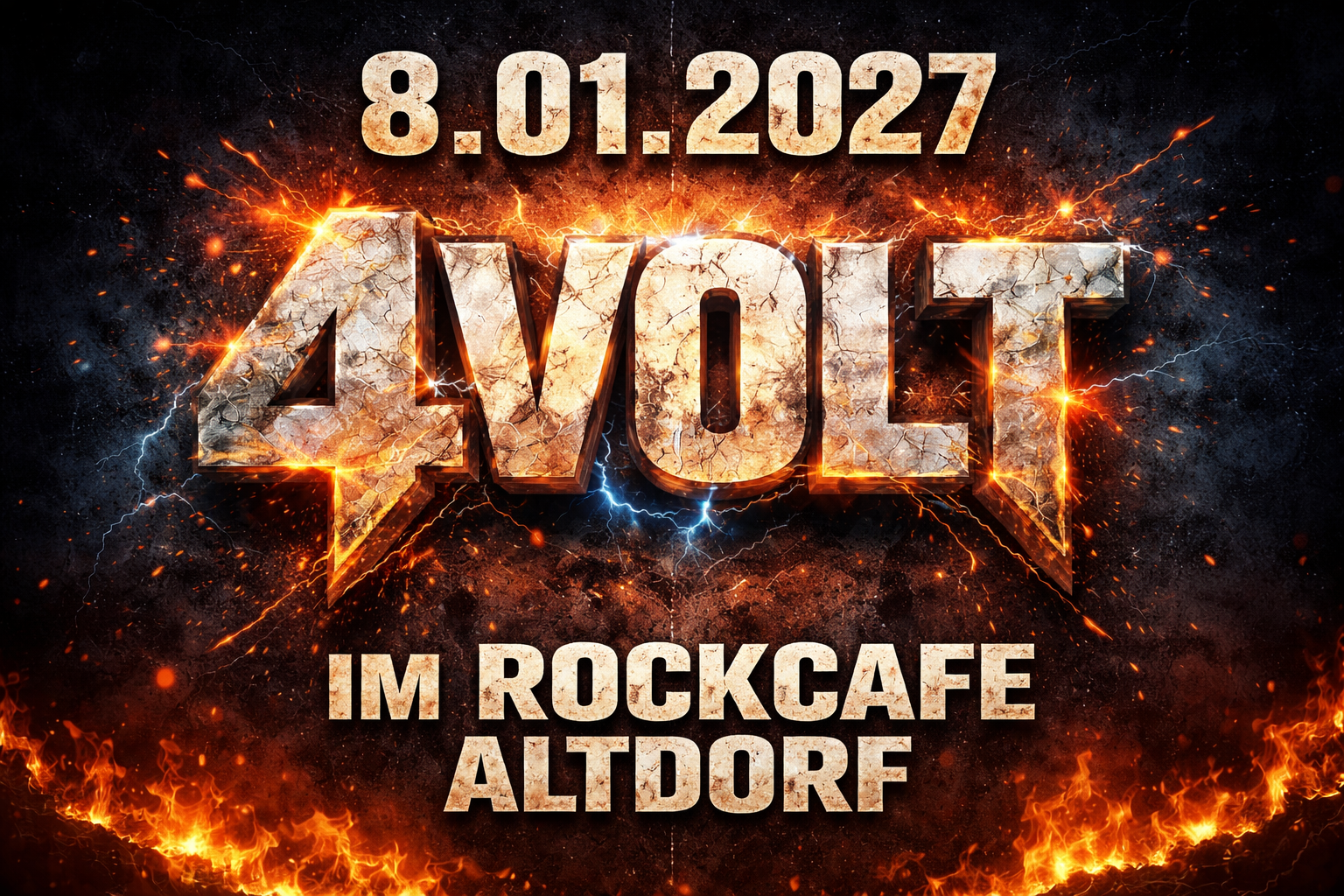 Friday for Metal: 4VOLT (Hardrock/Heavy Metal Coverband)